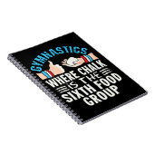 体操おもしろいチョーク体操チーム ノートブック (右側)