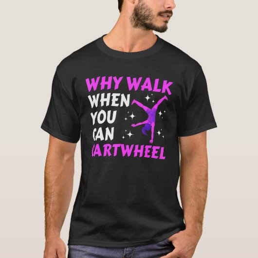 体操おもしろい、体操選手、応援、曲芸カッコいい、 Tシャツ (正面)