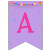 体操かわいい子供の誕生日パーティーカラフルカード バンティングフラッグ (第2の旗)