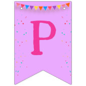 体操かわいい子供の誕生日パーティーカラフルカード バンティングフラッグ (第3の旗)