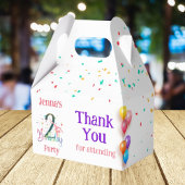 体操かわいい子供の誕生日パーティー フェイバーボックス