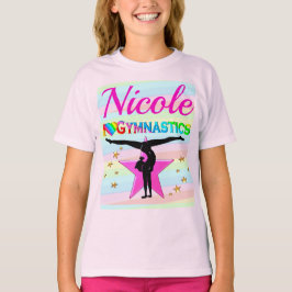 体操かわいらしが大好きなピンクスター Tシャツ