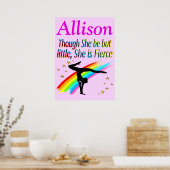 体操かわいらしパーソナライズされたポスター ポスター (キッチン)