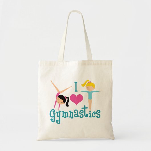 体操がかわいい体操選手が大好き トートバッグ (正面)