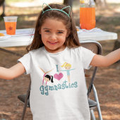 体操がかわいい体操選手の子供が大好き Tシャツ