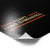 体操が出来ない フォトプリント            (角)