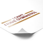 体操が出来ない フォトプリント            (角)