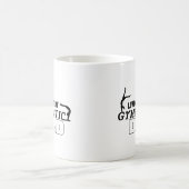 体操が大好きなパパ、体操愛好家 コーヒーマグカップ (中央)