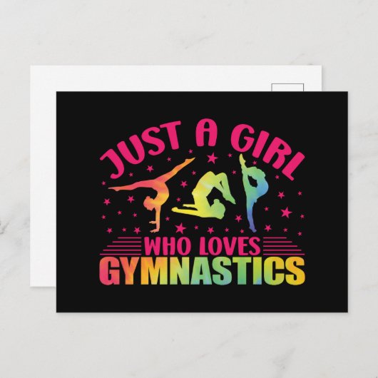 体操が大好きな女の子だけの体操 シーズンポストカード (正面/裏面)