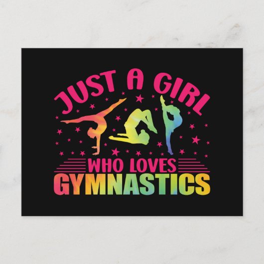 体操が大好きな女の子だけの体操 シーズンポストカード (正面)