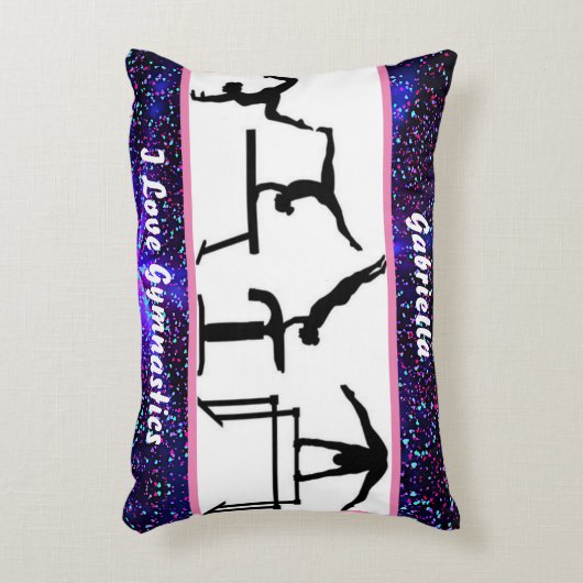 体操が大好きな女の子 アクセントクッション (正面(垂直))