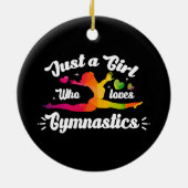 体操が大好きな女の子 セラミックオーナメント (裏面)