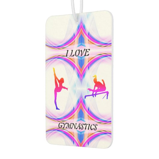 「体操が大好き」エアーフレッシュナー カーエアーフレッシュナー (左)