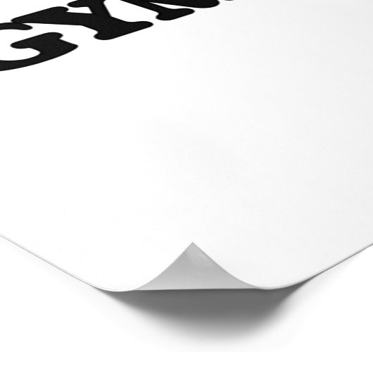 体操が大好き ポスター (角)