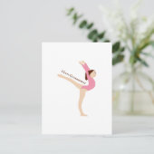 体操が大好き！ ポストカード (スタンド正面)