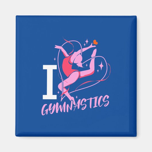 体操が大好き マグネット (正面)