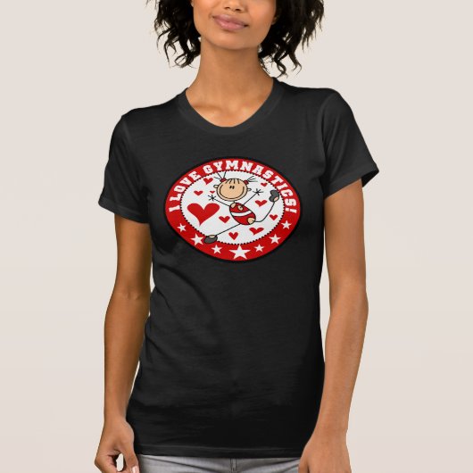 体操が大好き Tシャツ (正面)