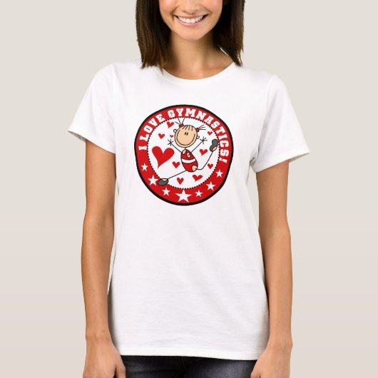体操が大好き Tシャツ (正面)