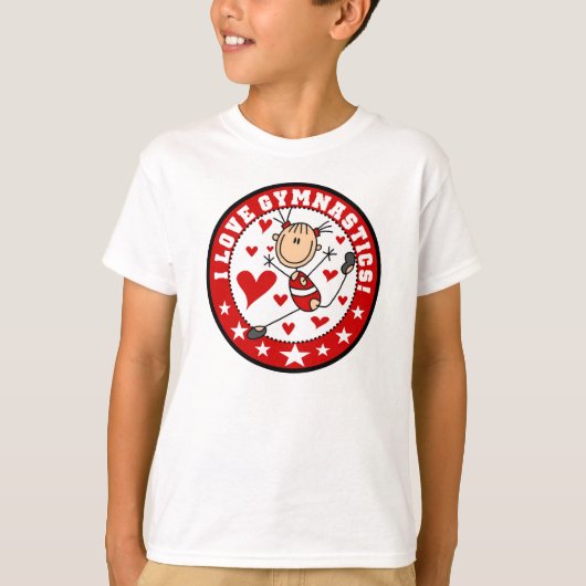 体操が大好き Tシャツ (正面)