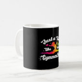 体操が好きな女の子 コーヒーマグカップ (正面左)