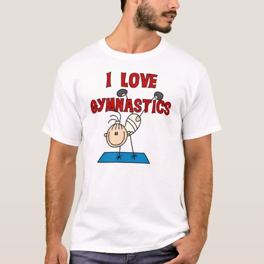 体操が好きな女の子 Tシャツ (正面)