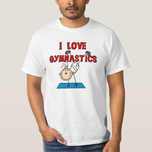 体操が好きな女の子 Tシャツ (正面)