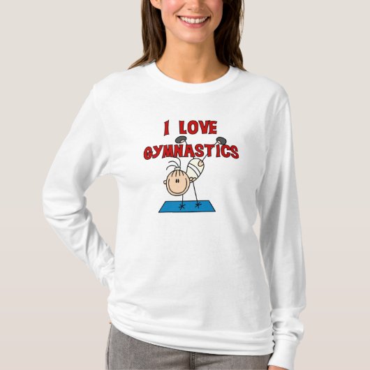 体操が好きな女の子 Tシャツ (正面)