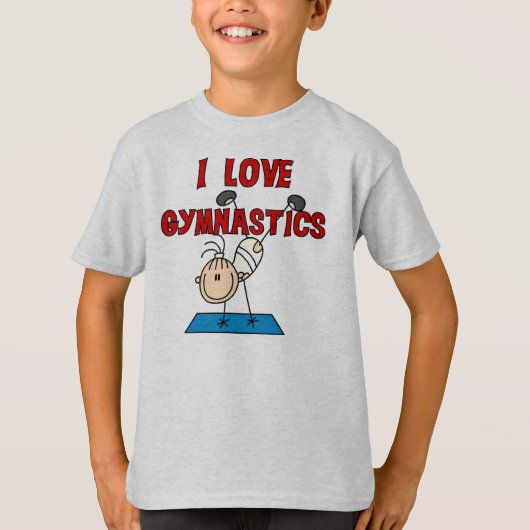 体操が好きな女の子 Tシャツ (正面)