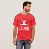 体操が好き 体操選手 スポーツ好き vi tシャツ (正面フル)