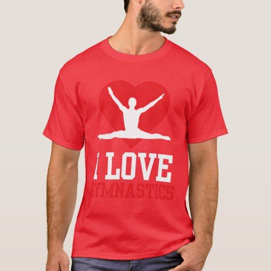 体操が好き 体操選手 スポーツ好き vi tシャツ (正面)