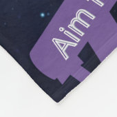 体操が月を目指す フリースブランケット (角)