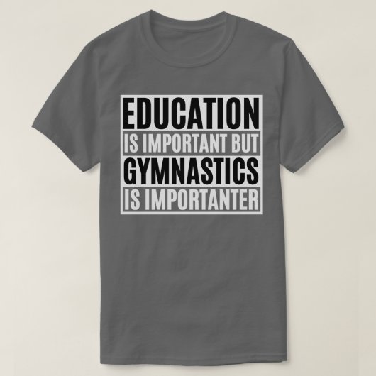 体操ことわざ体操ギフト教育はIm Tシャツ (デザイン正面)