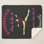 体操それを見なさい、それであれ – あなただけが出来る シェルパブランケット (正面(横))