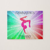 体操でパズルを点灯。 ジグソーパズル (横)