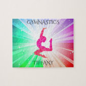 体操でパズルを点灯。 ジグソーパズル (横)