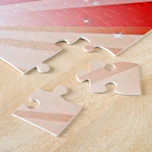 体操でパズルを点灯。 ジグソーパズル (側面)