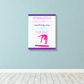 体操で裏返しでいい場所 キャンバスプリント (インサイチュ (ウッドフロア))