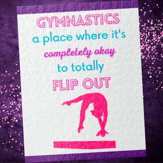 体操で裏返しでいい場所 ジグソーパズル