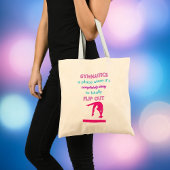 体操で裏返しでいい場所 トートバッグ