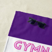 体操で裏返しでいい場所 ビーチタオル (インサイチュ)