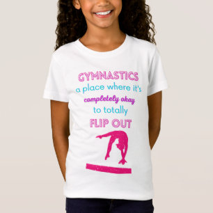 体操で裏返しでいい場所 Tシャツ