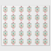 体操とクリスマスが大好き ラッピングペーパー (フラット)