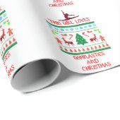 体操とクリスマスが大好き ラッピングペーパー (ロールコーナー)