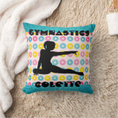 体操とドーナツ クッション (ブランケット)