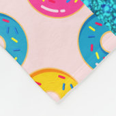 体操とドーナツ フリースブランケット (角)