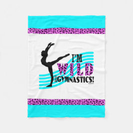 体操について野生 フリースブランケット