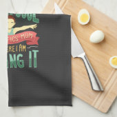 体操のお母さん キッチンタオル (四つ折り)