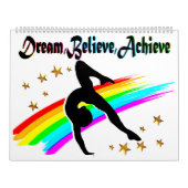 体操のカレ信じンダーを夢見て達成する カレンダー (カバー)