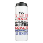 体操のコーチおもしろいに感謝の贈熱狂するり物 タンブラー (正面)