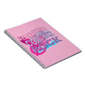 体操のコーチのギフトのノート ノートブック (右側)